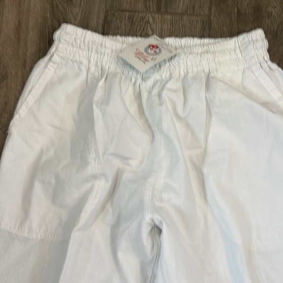 NWT White soft cotton Beachwear Pants - Picture 2 of 4